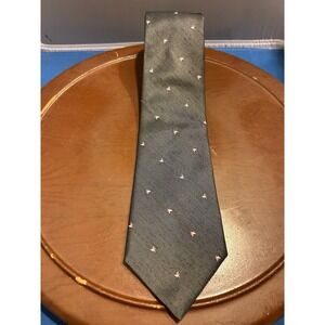 Angelica Made In USA Men's‎ Blue St. Louis MO. Tie Necktie Vintage
